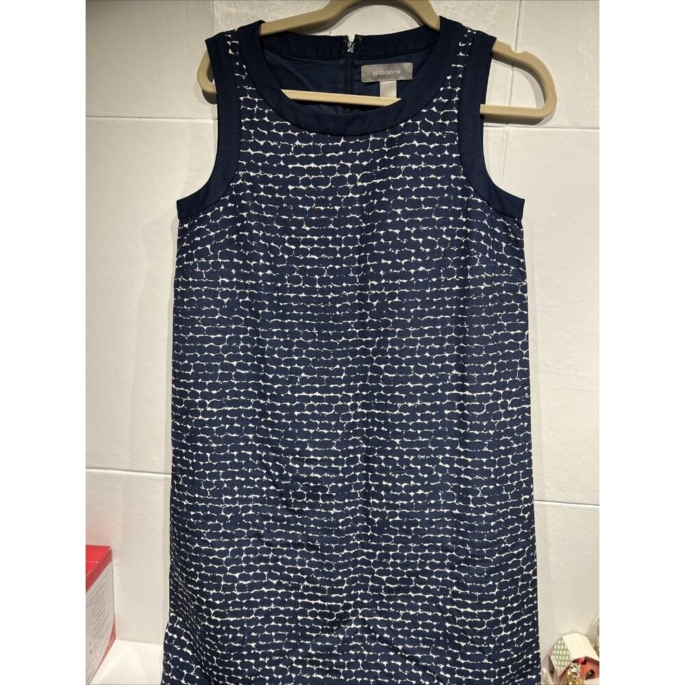 VTG Liz Claiborne Women's S Silk Blend‎ Bodycon Sleeveless  Lined Dress